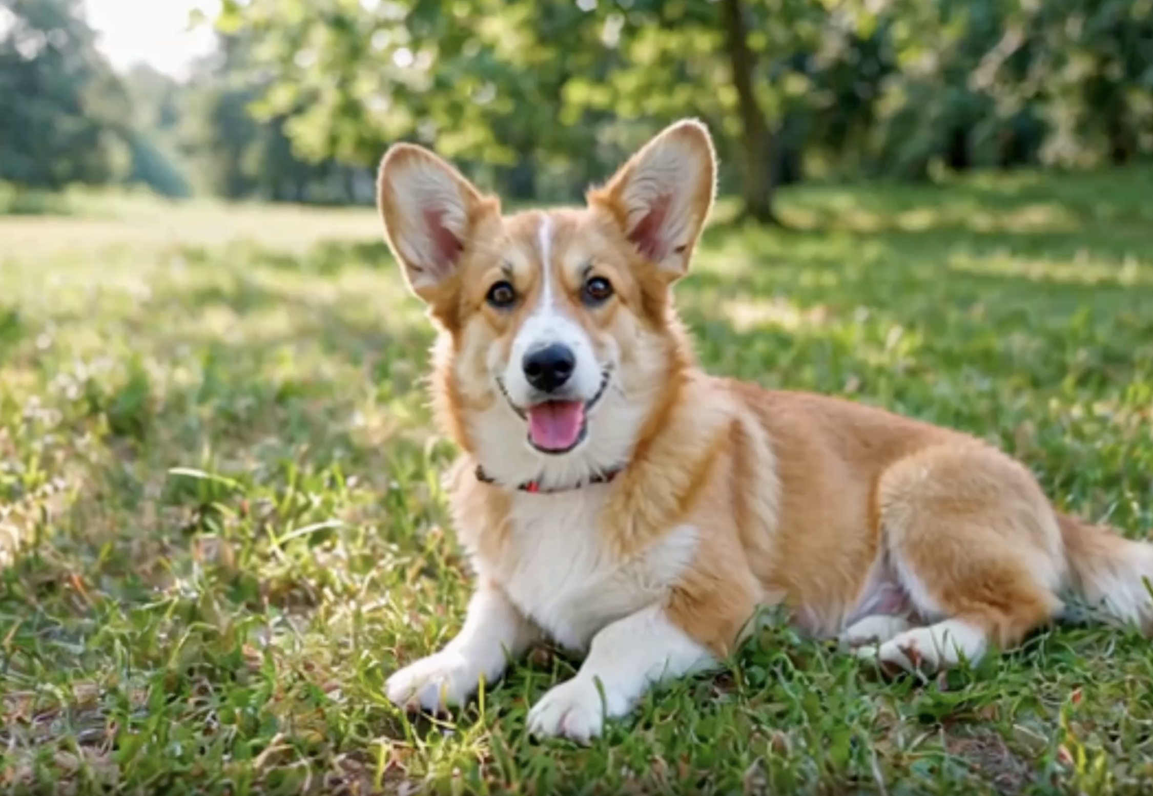 Dog video before upscaling